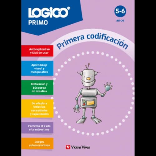 Logico Primo. Primera codificación (5-6 años) 16 fichas von Editorial Vicens Vives
