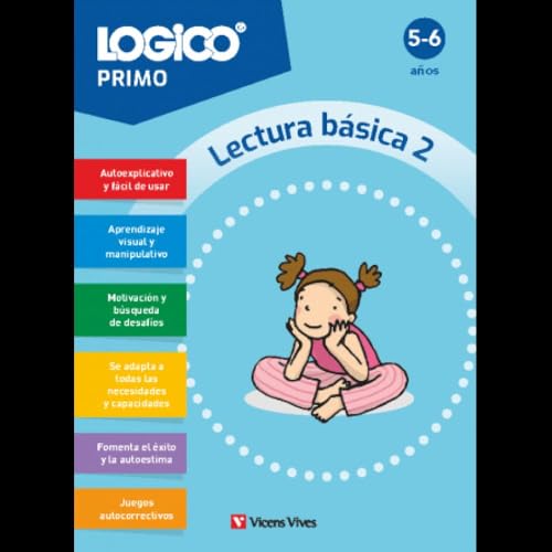 Logico Primo. Lectura básica 2. (5-6 años) von Editorial Vicens Vives