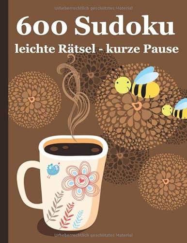 600 Sudoku leichte Rätsel - kurze Pause von udv