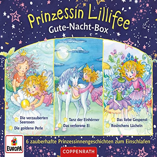 CD Hörspiel: Prinzessin Lillifee - Gute-Nacht-Box (3 CDs): 6 zauberhafte Prinzessinnengeschichten zum Einschlafen von Coppenrath