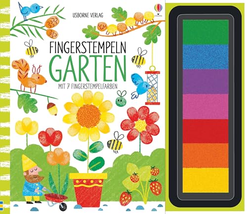 Fingerstempeln: Garten: mit 7 Fingerstempelfarben (Fingerstempeln-Reihe)