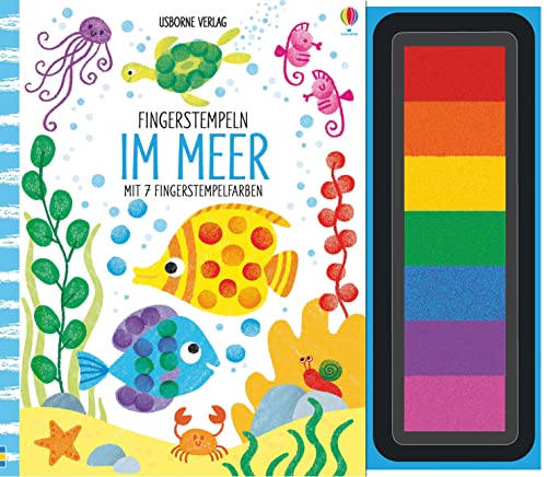 Fingerstempeln: Im Meer: Mit 7 Fingerstempelfarben (Fingerstempeln-Reihe)