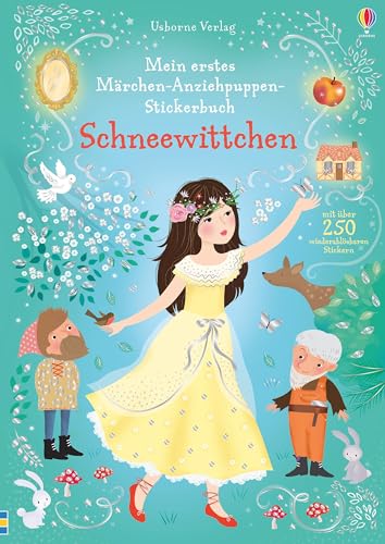 Mein erstes Märchen-Anziehpuppen-Stickerbuch: Schneewittchen: Mit über 250 wiederablösbaren Stickern (Meine ersten Anziehpuppen-Stickerbücher)