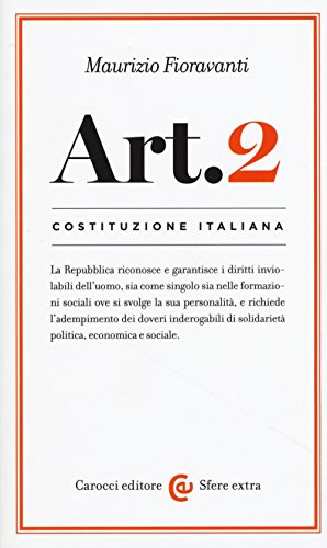 Maurizio Fioravanti - Costituzione Italiana: Articolo 2 (1 BOOKS) (Sfere extra)