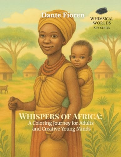 Whispers of Africa: A Coloring Book for Adults and Skilled Children (Whimsical Worlds – Art Series) von Independently published
