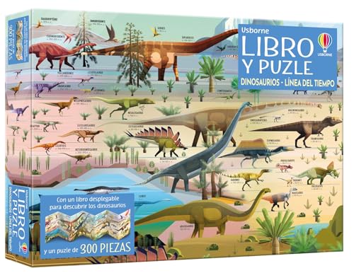 Dinosaurios - Línea del tiempo (Libro y puzle) von Ediciones Usborne