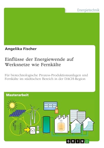 Einflüsse der Energiewende auf Werksnetze wie Fernkälte: Für biotechnologische Prozess-Produktionsanlagen und Fernkälte im städtischen Bereich in der DACH-Region von GRIN Verlag