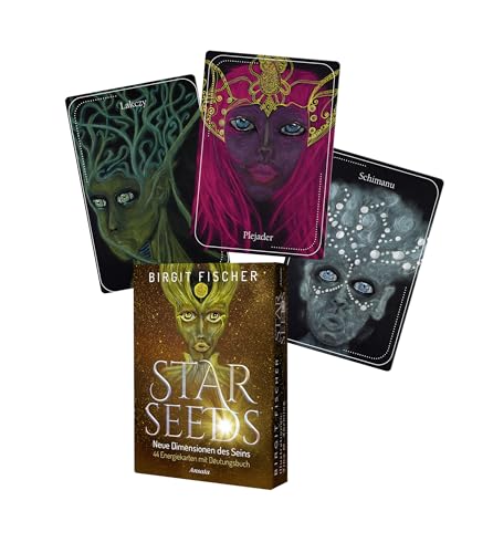 Starseeds-Karten. Neue Dimensionen des Seins: 44 Energiekarten mit Deutungsbuch von Ansata