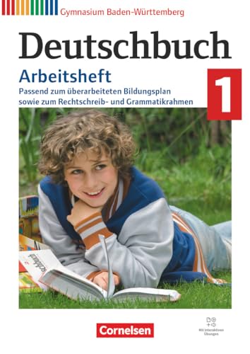 Deutschbuch Gymnasium - Baden-Württemberg - Bildungsplan 2016 - Band 1: 5. Schuljahr: Arbeitsheft mit interaktiven Übungen online (Neubearbeitung 2024) - Mit Lösungen