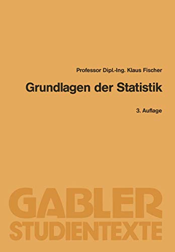 Grundlagen der Statistik von Gabler Verlag