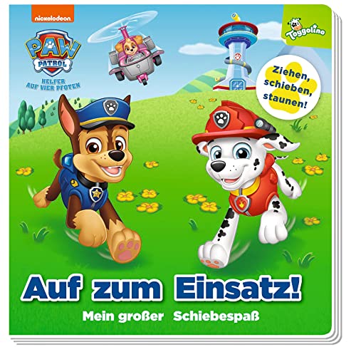 PAW Patrol: Auf zum Einsatz! - Mein großer Schiebespaß: Pappilderbuch mit Schiebern