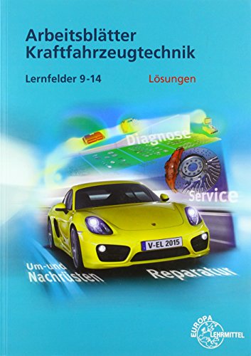 Lösungen zu 2281X: Lösungen Arbeitsblätter Kfz Lernfelder 9-14