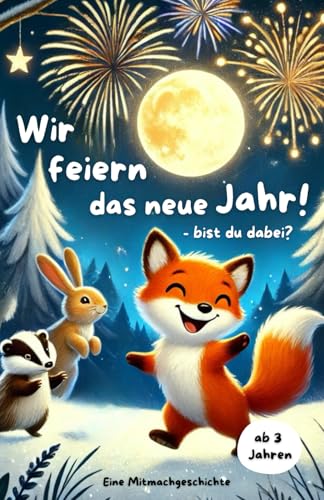 Mitmachbuch: Wir feiern das neue Jahr - bist du dabei? (Mitmachbücher über Finn, den kleinen Fuchs) von Independently published