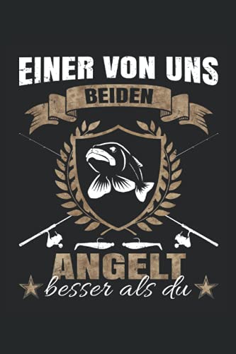 Einer von uns beiden angelt besser als du: Kleines Fangbuch zum Ausfüllen - Lustige Angelsachen zum Raubfische Angeln - Für den Angelkumpel, Angelturniere und den Angelverein - Raubfischangler Zubehör Einer von uns beiden angelt besser als du: Kleines Fangbuch zum Ausfüllen - Lustige Angelsachen zum Raubfische Angeln - Für den Angelkumpel, Angelturniere und den Angelverein - Raubfischangler Zubehör von Independently published