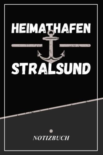 Heimathafen Stralsund: Kleines Notizbuch Liniert A5 zum Schreiben - Norddeutschland und Ostsee Buch - Ostseegeschenke - Stralsund Buch und Souvenir als Ostseeandenken und Ostseeurlaub Geschenk