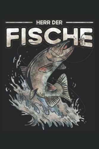 Herr der Fische: Weltbester Angler Fangbuch mit Vorlagen zum Ausfüllen für den Angelfreund / Angelspruch Geburtstagsgeschenk Angeln / Lustige Angelsachen und Anglergeschenke für Männer