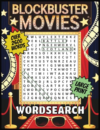 Blockbuster Movies Wordsearch von Independently published