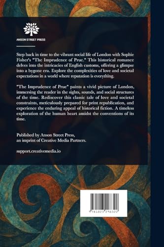 The Imprudence of Prue von Anson Street Press