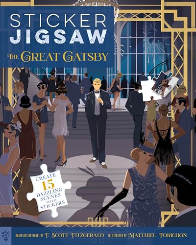 The Great Gatsby (Sticker Jigsaw) von Odd Dot