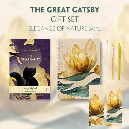 The Great Gatsby (with audio-online) Readable Classics Geschenkset + Eleganz der Natur Schreibset Basics: Unabridged English Edition with improved ... Readable Classics: English Edition) von EasyOriginal Verlag