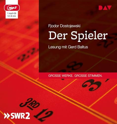 Der Spieler: Lesung mit Gerd Baltus (1 mp3-CD) von Audio Verlag Der GmbH