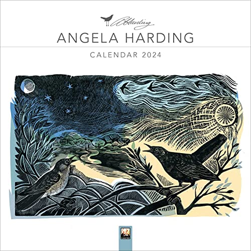 Angela Harding 2024: Original Flame Tree Publishing-Kalender [Kalender] (Wall-Kalender) von Brown Trout-Auslieferer Flechsig