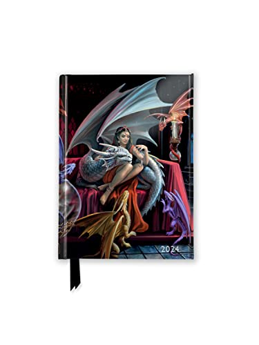 Anne Stokes – Drachencharme – Taschenkalender 2024: Original Flame Tree Publishing-Pocket Diary [Taschenkalender]