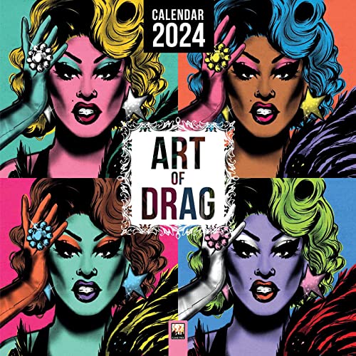 Art of Drag 2024: Original Flame Tree Publishing-Kalender [Kalender] (Wall-Kalender)