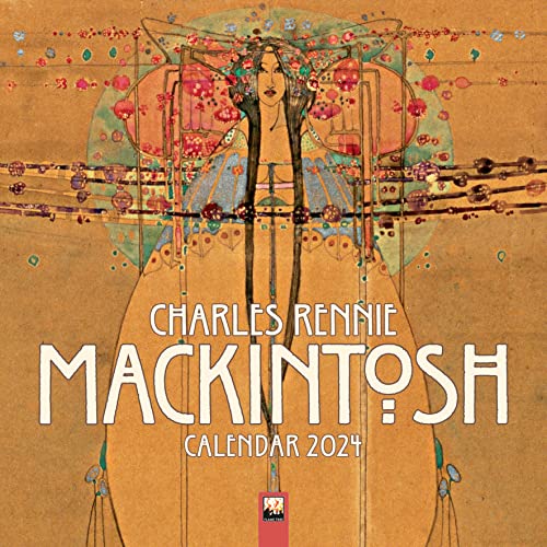 Charles Rennie Mackintosh 2024: Original Flame Tree Publishing-Kalender [Kalender] (Wall-Kalender) von Brown Trout-Auslieferer Flechsig