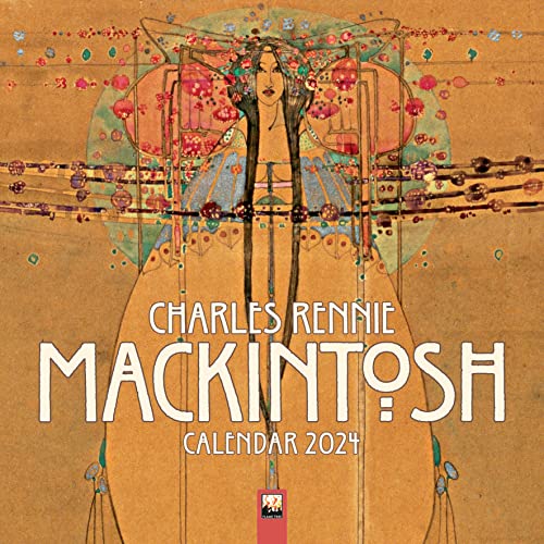 Charles Rennie Mackintosh 2024: Original Flame Tree Publishing-Kalender [Kalender] (Wall-Kalender)