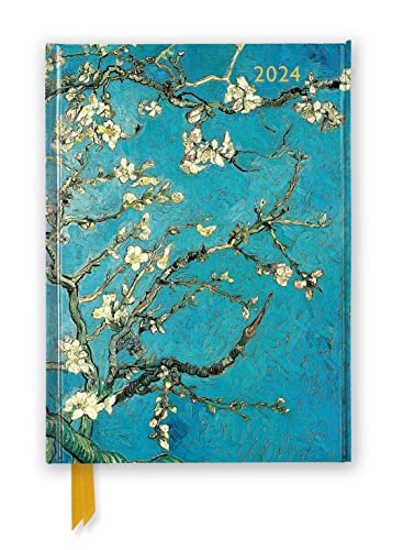 Vincent van Gogh – Mandelbaum in Blüte – Tischkalender 2024: Original Flame Tree Publishing DIN A5-Diary [Taschenkalender] [Taschenkalender] von Brown Trout-Auslieferer Flechsig