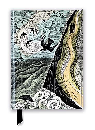 Angela Harding – Der Salzpfad – Tischkalender 2024: Original Flame Tree Publishing DIN A5-Diary [Taschenkalender]