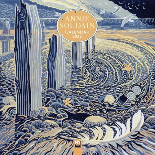 Annie Soudain Kunstkalender 2025: Original Flame Tree Publishing-Kalender [Kalender] (Wall-Kalender)