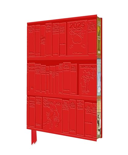 Bodleian Libraries – Bücherregal – Tischkalender 2025: Original Flame Tree Publishing DIN A5-Format Exquisit Tischkalender mit Softcovereinband aus ... gestalteten Buchschnitt (DIN A5-Diary) von Brown Trout-Auslieferer Flechsig