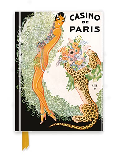 Casino de Paris (Foiled Journal) (Flame Tree Notebooks): Unser hochwertiges, liniertes Blankbook mit festem, künstlerisch geprägtem Einband und ... Notizbuch DIN A 5 mit Magnetverschluss) von Flame Tree Gift