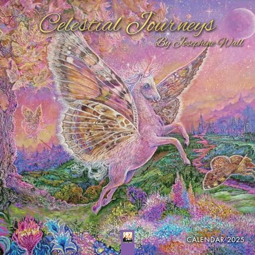 Celestial Journeys by Josephine Wall – Himmlische Reisen von Josephine Wall 2025: Original Flame Tree Publishing-Kalender [Kalender] (Wall-Kalender) von Flame Tree Publishing
