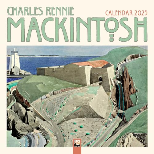 Charles Rennie Mackintosh 2025: Original Flame Tree Publishing-Kalender [Kalender] (Wall-Kalender) von Brown Trout-Auslieferer Flechsig