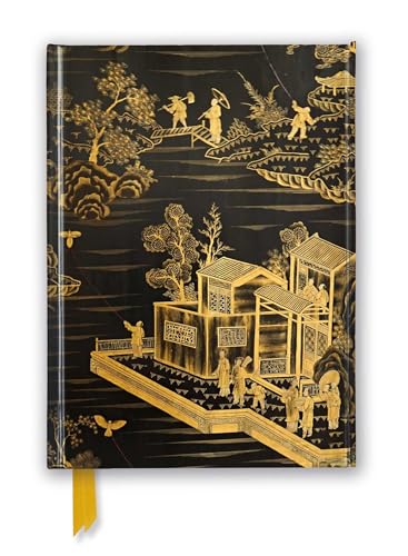 Chinese Lacquer Black & Gold Screen Notebook (Flame Tree Notebooks): Unser hochwertiges, liniertes Blankbook mit festem, künstlerisch geprägtem ... Notizbuch DIN A 5 mit Magnetverschluss) von Brown Trout-Auslieferer Flechsig