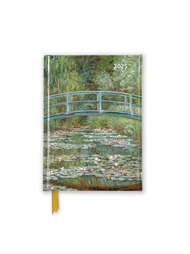Claude Monet – Die Japanische Brücke – Taschenkalender 2025: Original Flame Tree Publishing-Pocket Diary [Taschenkalender]