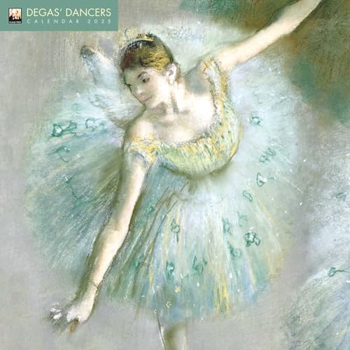 Degas Dancers – Degas Tänzerinnen 2025: Original Flame Tree Publishing-Kalender [Kalender] (Wall-Kalender)