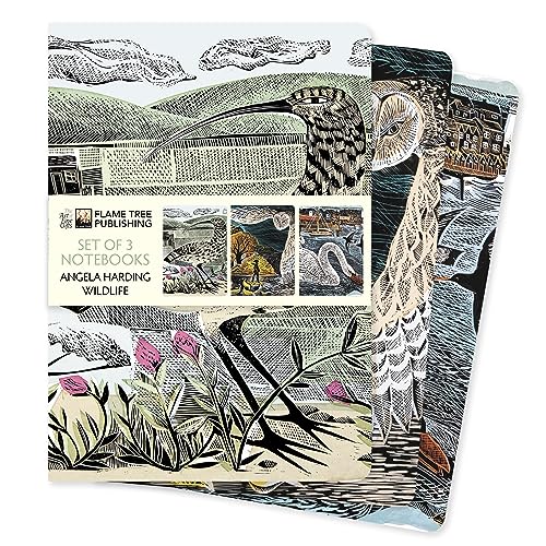 Dreier Set DIN-A5-Format-Notizbücher: Angela Harding, Tierwelt: Unser beliebten DIN-A5-Format-Notizbücher im 3er-Pack mit flexiblen, künstlerisch ... (3er-Sets DIN-A5-Format-Notizbücher) von Flame Tree Gift
