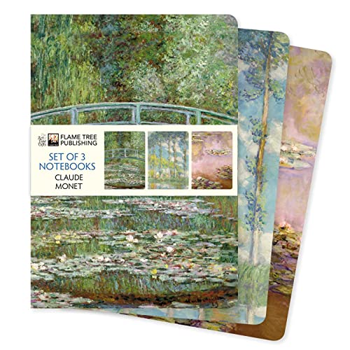 Dreier Set DIN-A5-Format-Notizbücher: Claude Monet: Unser beliebten DIN-A5-Format-Notizbücher im 3er-Pack mit flexiblen, künstlerisch gestalteten ... (3er-Sets DIN-A5-Format-Notizbücher) von Brown Trout-Auslieferer Flechsig