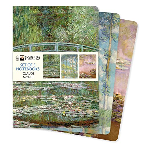 Dreier Set DIN-A5-Format-Notizbücher: Claude Monet: Unser beliebten DIN-A5-Format-Notizbücher im 3er-Pack mit flexiblen, künstlerisch gestalteten ... (3er-Sets DIN-A5-Format-Notizbücher)
