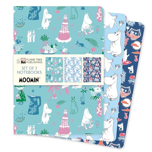 Dreier Set DIN-A5-Format-Notizbücher: Mumin Klassik: Unser beliebten DIN-A5-Format-Notizbücher im 3er-Pack mit flexiblen, künstlerisch gestalteten ... (3er-Sets DIN-A5-Format-Notizbücher)