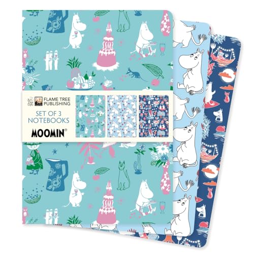 Dreier Set DIN-A5-Format-Notizbücher: Mumin Klassik: Unser beliebten DIN-A5-Format-Notizbücher im 3er-Pack mit flexiblen, künstlerisch gestalteten ... (3er-Sets DIN-A5-Format-Notizbücher) von Brown Trout-Auslieferer Flechsig