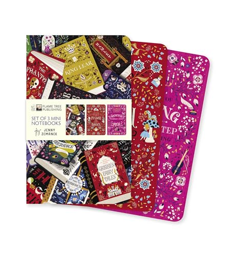 Dreier Set Mini-Notizbücher: Jenny Zemanek: Unser beliebten Mini-Notizbücher im 3er-Pack mit flexiblen, künstlerisch gestalteten Einbänden mit jeweils ... des Künstlers (Mini-Notizbücher (3er-Pack)) von Brown Trout-Auslieferer Flechsig