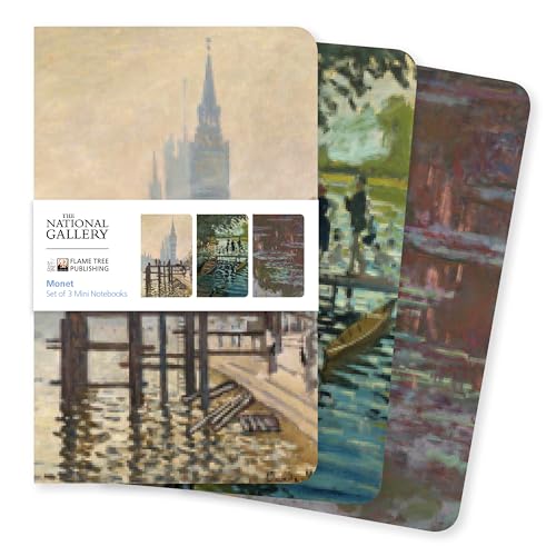 Dreier Set Mini-Notizbücher: National Gallery – Claude Monet: Unser beliebten Mini-Notizbücher im 3er-Pack mit flexiblen, künstlerisch gestalteten ... des Künstlers (Mini-Notizbücher (3er-Pack))