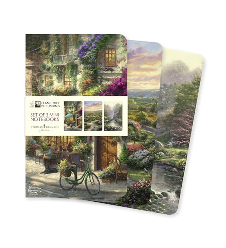 Dreier Set Mini-Notizbücher: Thomas Kinkade: Unser beliebten Mini-Notizbücher im 3er-Pack mit flexiblen, künstlerisch gestalteten Einbänden mit ... des Künstlers (Mini-Notizbücher (3er-Pack)) von Brown Trout-Auslieferer Flechsig