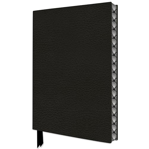 Ebony Black Artisan Notebook (Flame Tree Journals) (Artisan Notebooks): Unser hochwertiges, liniertes Blankbook mit Softcovereinband aus Kunstleder ... Buchschnitt (Exquisit Notizbuch DIN A 5)