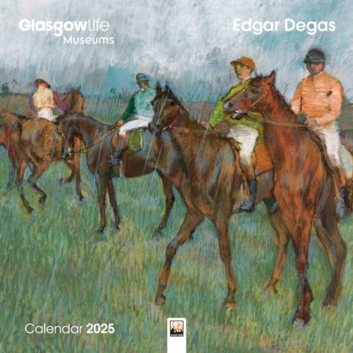 Edgar Degas 2025: Original Flame Tree Publishing-Kalender [Kalender] (Wall-Kalender) von Flame Tree Publishing